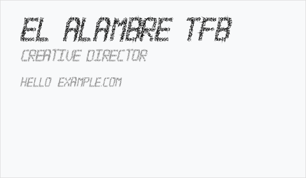 El alambre tfb Business Card