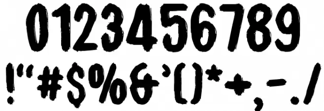 El camino Font OTHER CHARS