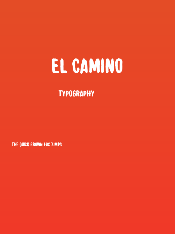 El camino Poster