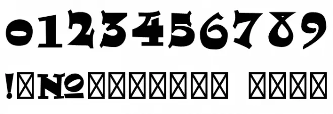 ElDorado-Bold Font OTHER CHARS