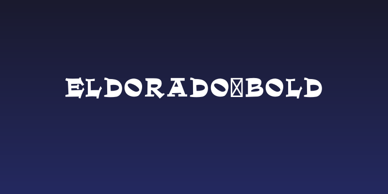 ElDorado-Bold Social Header