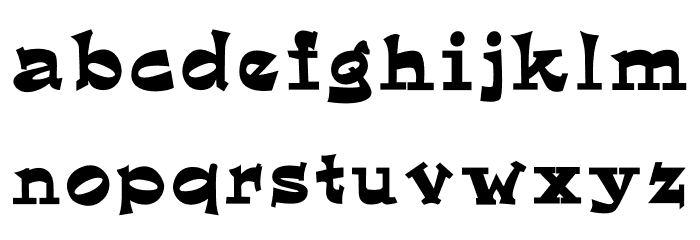 ElDorado-Bold Font LOWERCASE