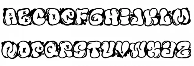 El&Font Bubble Шрифта ВЕРХНИЙ