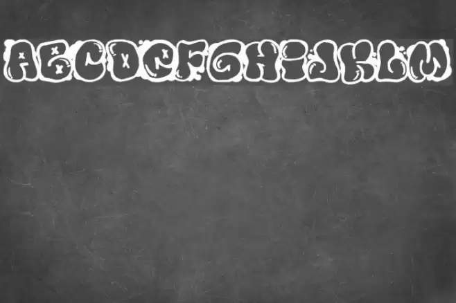 El&Font Bubble Font examples