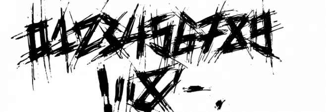 El&Font Destroy! Font OTHER CHARS