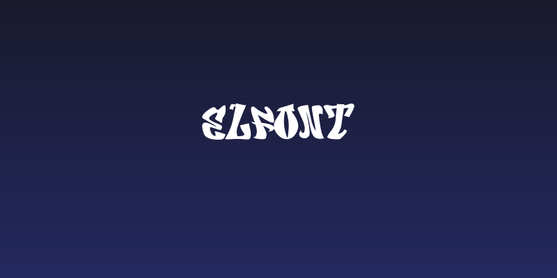ElFont Social Header