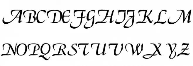 ElGarrett Regular 字体 大写