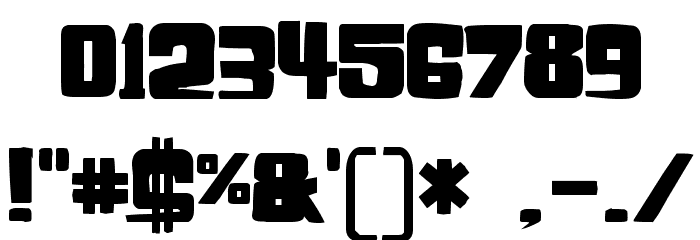 ElHombre Font OTHER CHARS