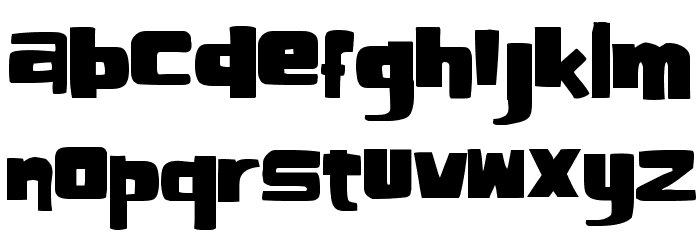 ElHombre Font LOWERCASE
