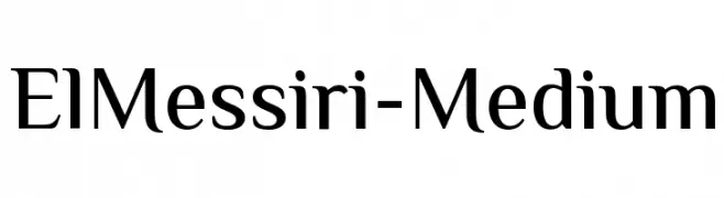 ElMessiri-Medium  Frei Schriftart Herunterladen