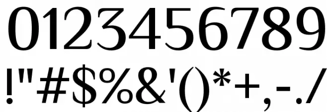 ElMessiri-Medium Font OTHER CHARS