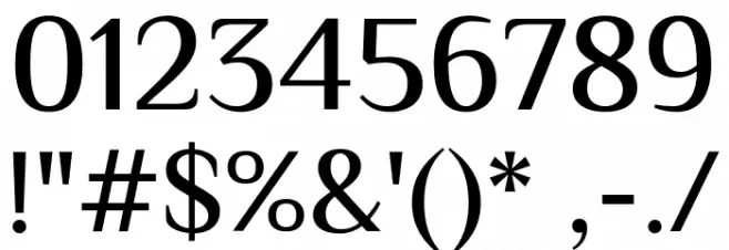 ElMessiri-Medium Font OTHER CHARS