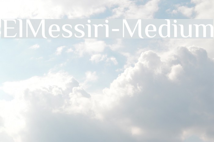 ElMessiri-Medium Font examples