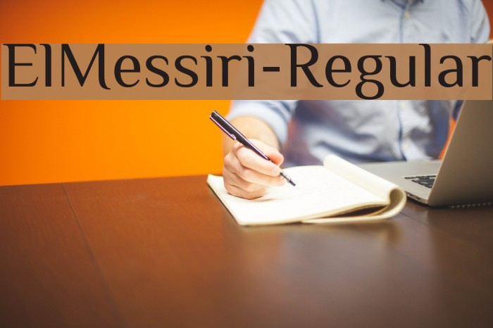 ElMessiri-Regular Fuentes examples