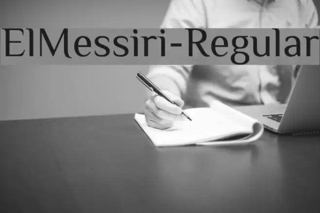 ElMessiri-Regular Font examples