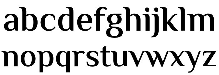 ElMessiri-SemiBold Font LOWERCASE