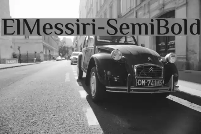 ElMessiri-SemiBold Font examples