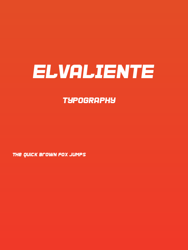 ElValiente Poster