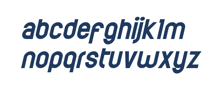 ElValle Bold Italic Lowercase