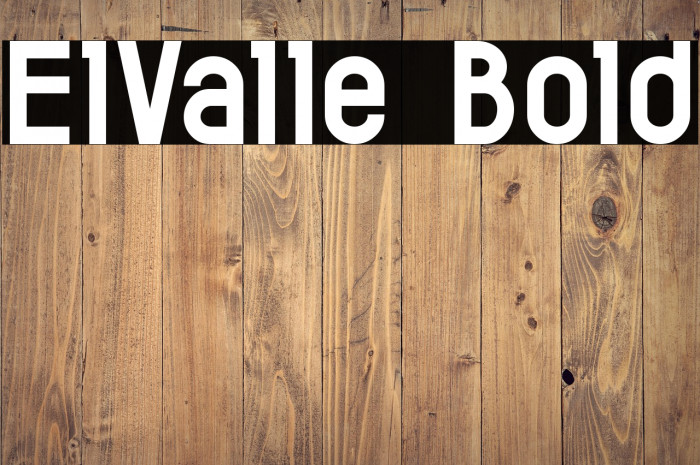 ElValle Bold Example 2