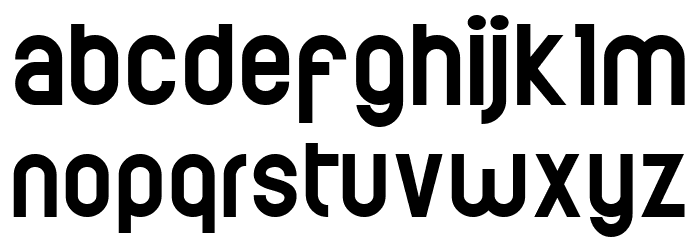 ElValle Bold Font LOWERCASE