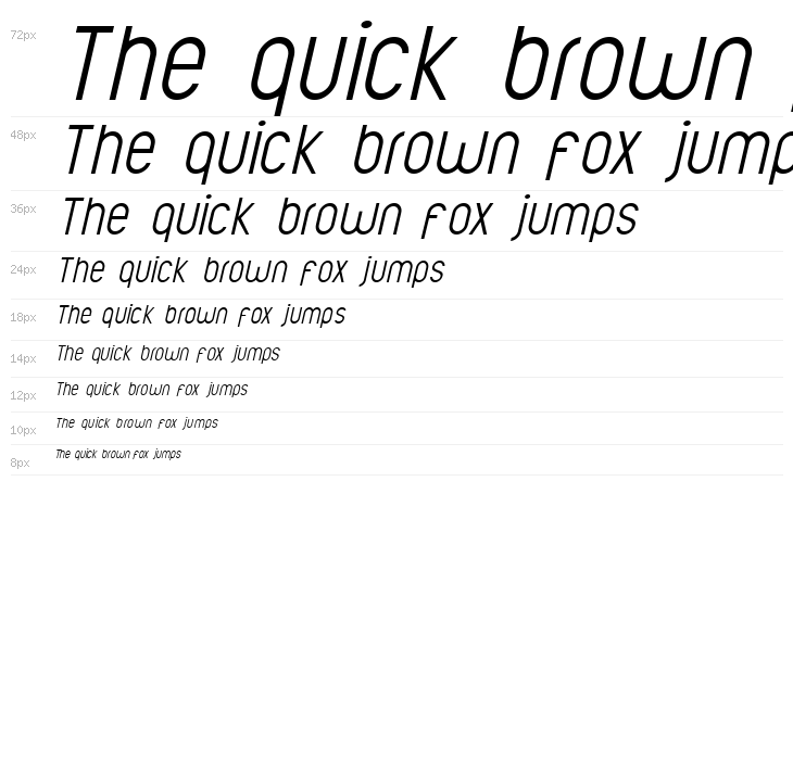 ElValle Light Italic Waterfall