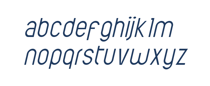 ElValleLG Light Italic Lowercase