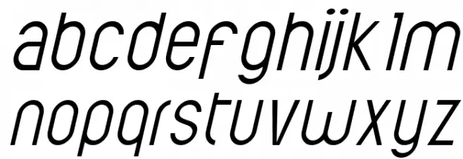 ElValleLG Light Italic Schriftart Kleinbuchstaben