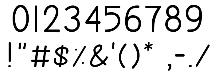 Elabor Font OTHER CHARS