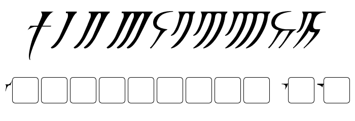 Eladrin Font OTHER CHARS