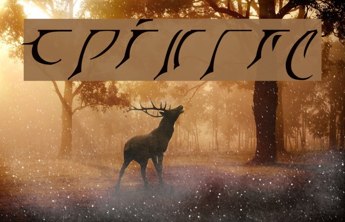 Eladrin Font examples