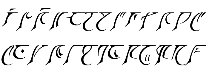Eladrin Font LOWERCASE