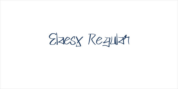 Elaesy Regular Logo
