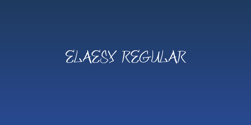 Elaesy Regular Social Header