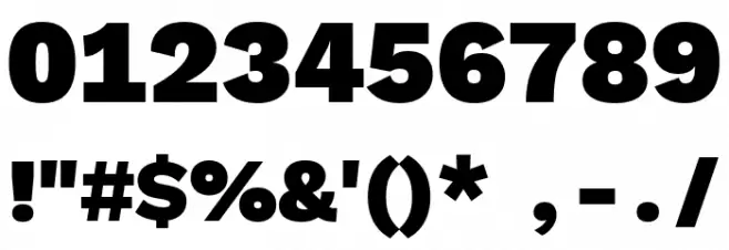 Elaine Sans Black Font OTHER CHARS