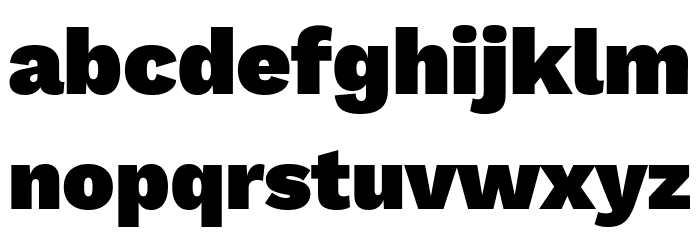 Elaine Sans Black Font LOWERCASE