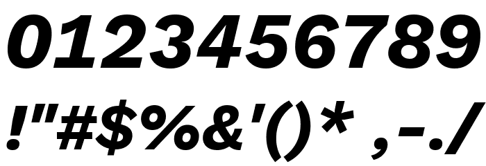 Elaine Sans Bold Italic Font OTHER CHARS