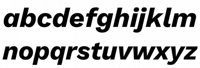 Elaine Sans Bold Italic Fuentes MINÚSCULAS
