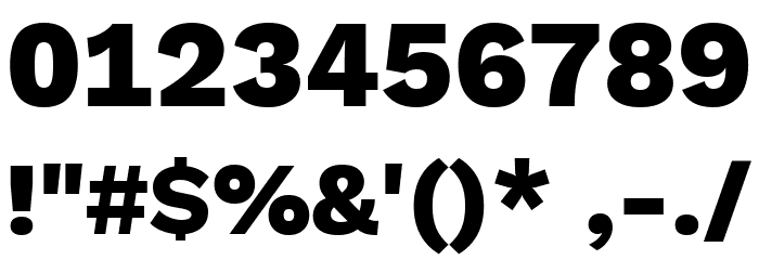 Elaine Sans ExtraBold Font OTHER CHARS