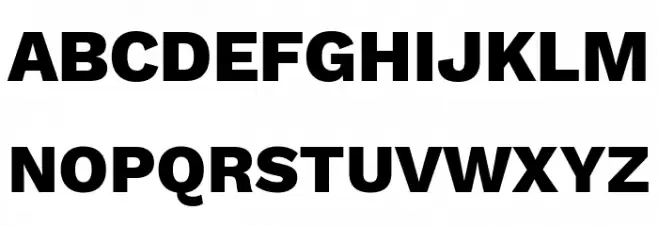 Elaine Sans ExtraBold Schriftart Groß