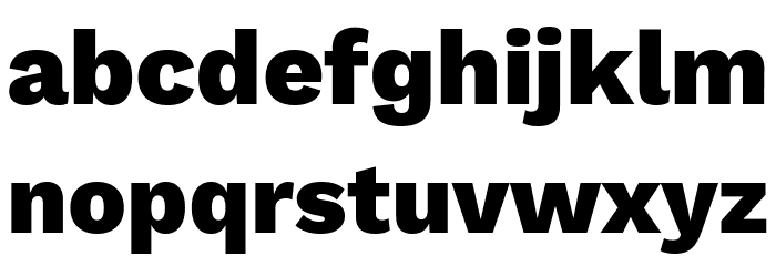 Elaine Sans ExtraBold Font LOWERCASE