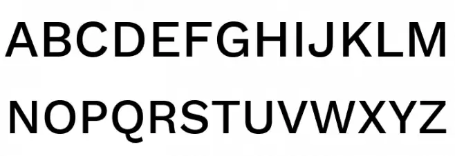 Elaine Sans Medium Font UPPERCASE