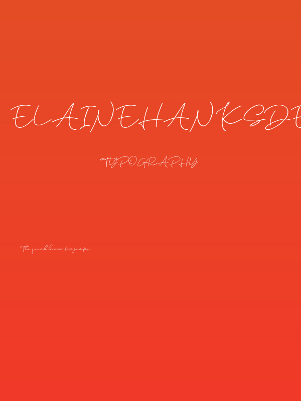 ElaineHanksDEMO Poster