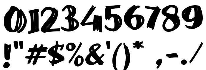 Elang Font OTHER CHARS