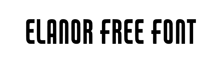Elanor Free Font  免费字体下载