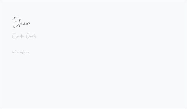 Elanor Business Card