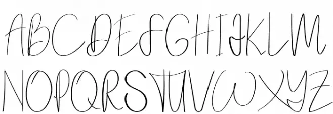 Elanor Schriftart Groß