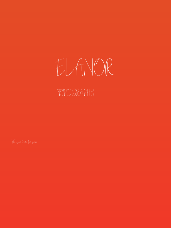 Elanor Poster