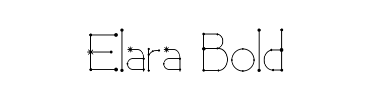 Elara Bold  لخطوط تنزيل