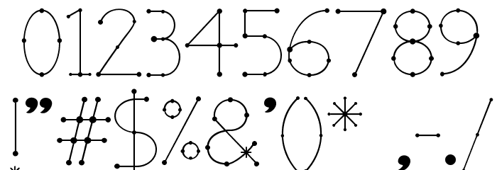 Elara Bold Font OTHER CHARS